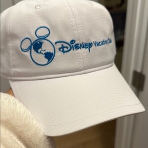 Disney White and Blue Logo Cap